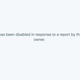 The message that replaced the Trump Campaign’s tribute video to George Floyd on Twitter.